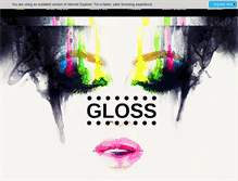 Tablet Screenshot of glossbeautybar.ie